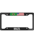 Brazil/USA Car License Plate Frame