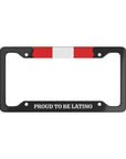 Proud to be Latino Peru Car Plate Frame