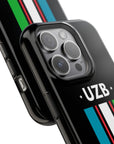 UZB Flag Stripes Phone Case