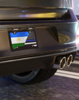 Bashkortostan/ Law Enforcement Flag Vanity Plate