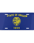 Oregon State Flag, USA Vanity Plate
