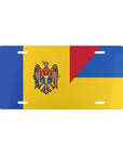 Moldovan Ukrainian Flag Vanity Plate