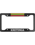 Kretinga, Lithuania Flag License Plate Frame