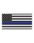 Thin Blue Line Flag Bumper Sticker