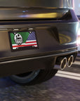 Ichkeria/USA Flag Vanity Plate