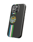 UZB Coat of Arms Flag Stripes Phone Case