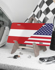 Austria USA Flag Vanity Plate