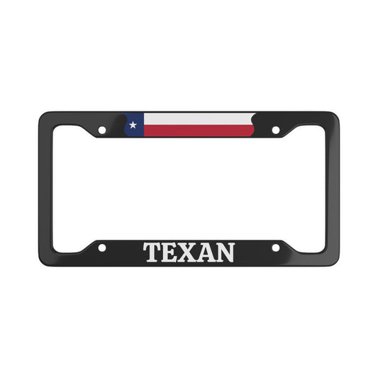 Texan, Texas State, USA License Plate Frame