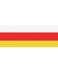 North Ossetia Alania Flag Car Magnet