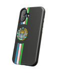 UZB Coat of Arms Flag Stripes Phone Case