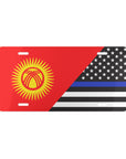 KGZ/Law Enforcement Flag Vanity Plate