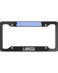 Larissa Greece Flag Car License Plate Frame