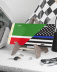 Chechen/Law Enforcement Flag Vanity Plate