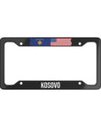 Kosovo USA Flag Car Frame