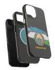 Uzbekistan Flag MagSafe Tough Cases