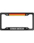 German American Flag Car License Plate Frame