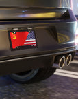 USSR American Flag Vanity Plate