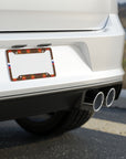 Khokhloma License Plate Frame