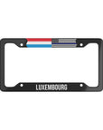 Luxembourg Us Law Enforcement Flag Car License Plate Frame