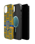 Ukraine Flag Emblem MagSafe Tough Cases