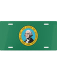 Washington State Flag, USA Vanity Plate