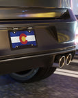 Colorado State Flag, USA Vanity Plate