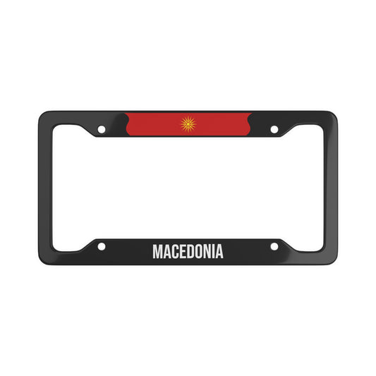 Macedonia Old Flag Car Frame