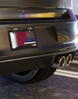 Qatar Support Police Flag Vanity Plate