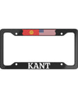 KANT with flag License Plate Frame