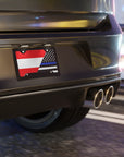 Austria US Law Enforcement Flag Vanity Plate