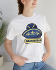 Kazakhstan Traditional Hat Unisex Jersey Short Sleeve Tee