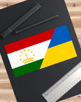 Tajikistan supports Ukraine Flag Bumper Stickers