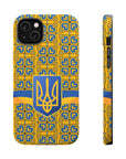 Ukraine Flag Emblem MagSafe Tough Cases