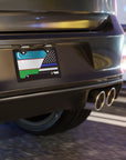 UZB/Law Enforcement Flag Vanity Plate
