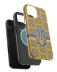 Ukraine Flag Emblem MagSafe Tough Cases