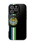 UZB Coat of Arms Flag Stripes Phone Case