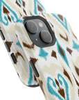 Light Uzbek Ikat MagSafe Phone Case