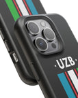 UZB Flag Stripes Phone Case