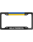 Bila Tserkva with flag License Plate Frame