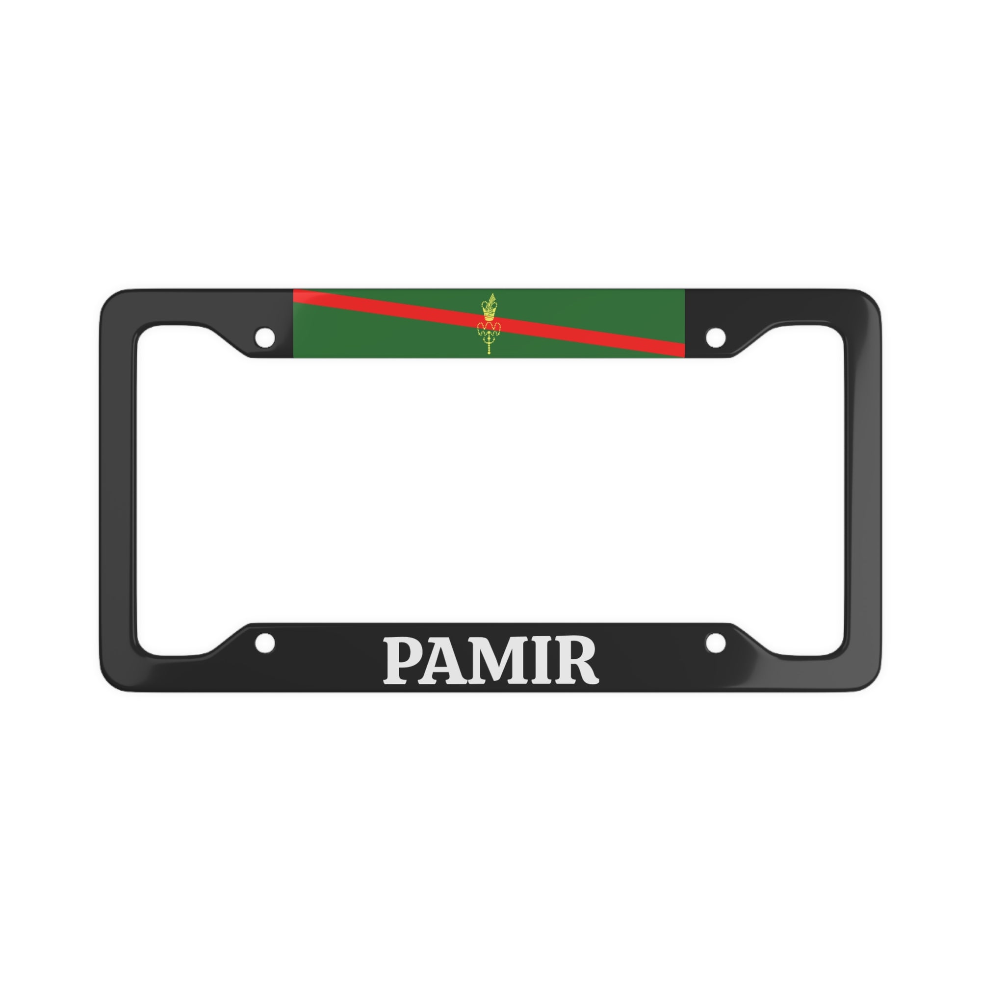 Pamir Flag License Plate Frame