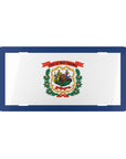 West Virginia State Flag, USA Vanity Plate