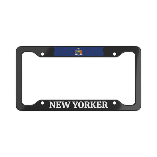 New Yorker, New York State, USA License Plate Frame