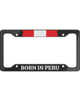 Born in Peru Car License Plate Frame