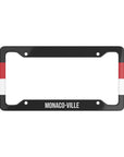Monaco-Ville Flag Car License Plate Frame