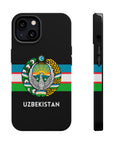 Uzbekistan Flag with Coat of Arms Phone Case