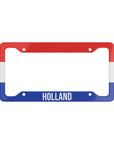 Holland Netherlands Flag Colorful Car License Plate Frame