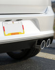 Ossetia Colorful License Plate Frame