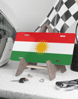 Kurdistan Flag Vanity Plate