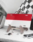 Monaco Flag Vanity Plate