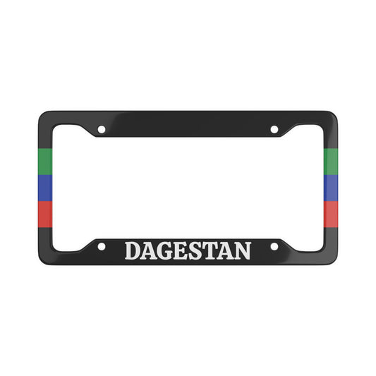 Dagestan Flag Sides License Plate Frame